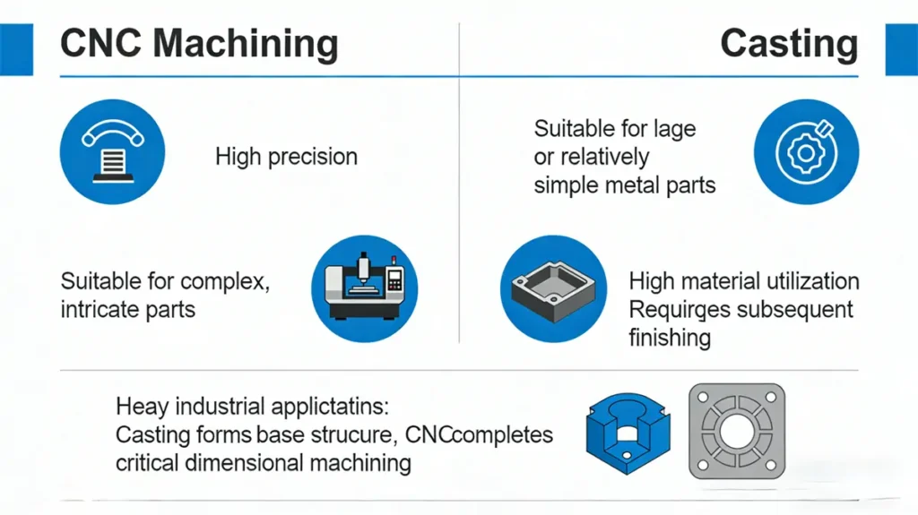 CNC Machining vs. Casting