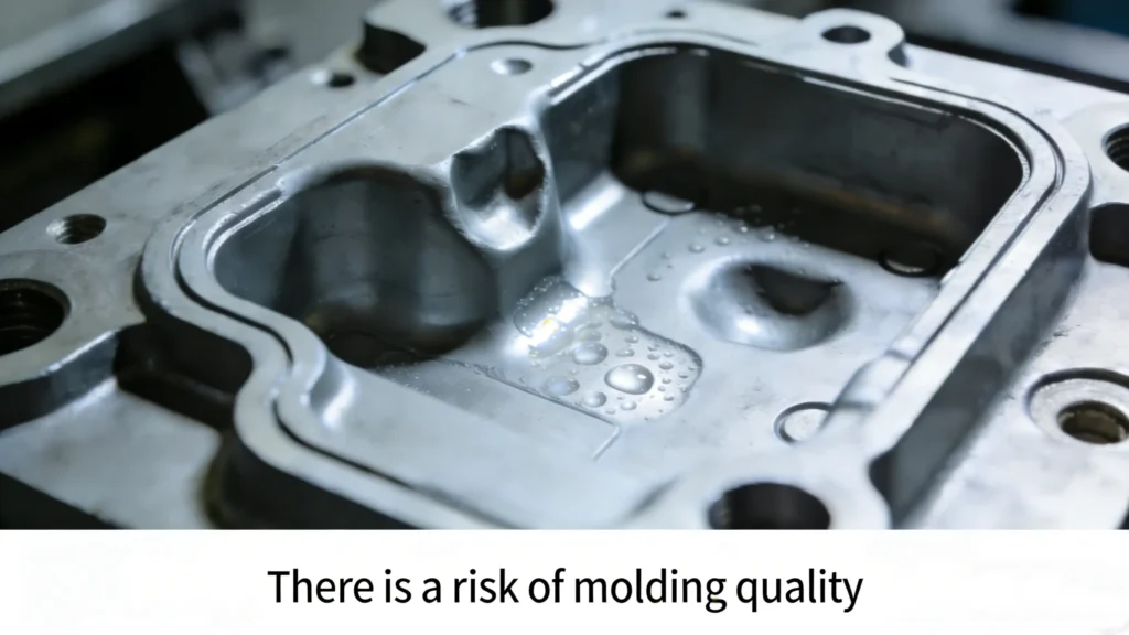 There is a risk of molding quality
