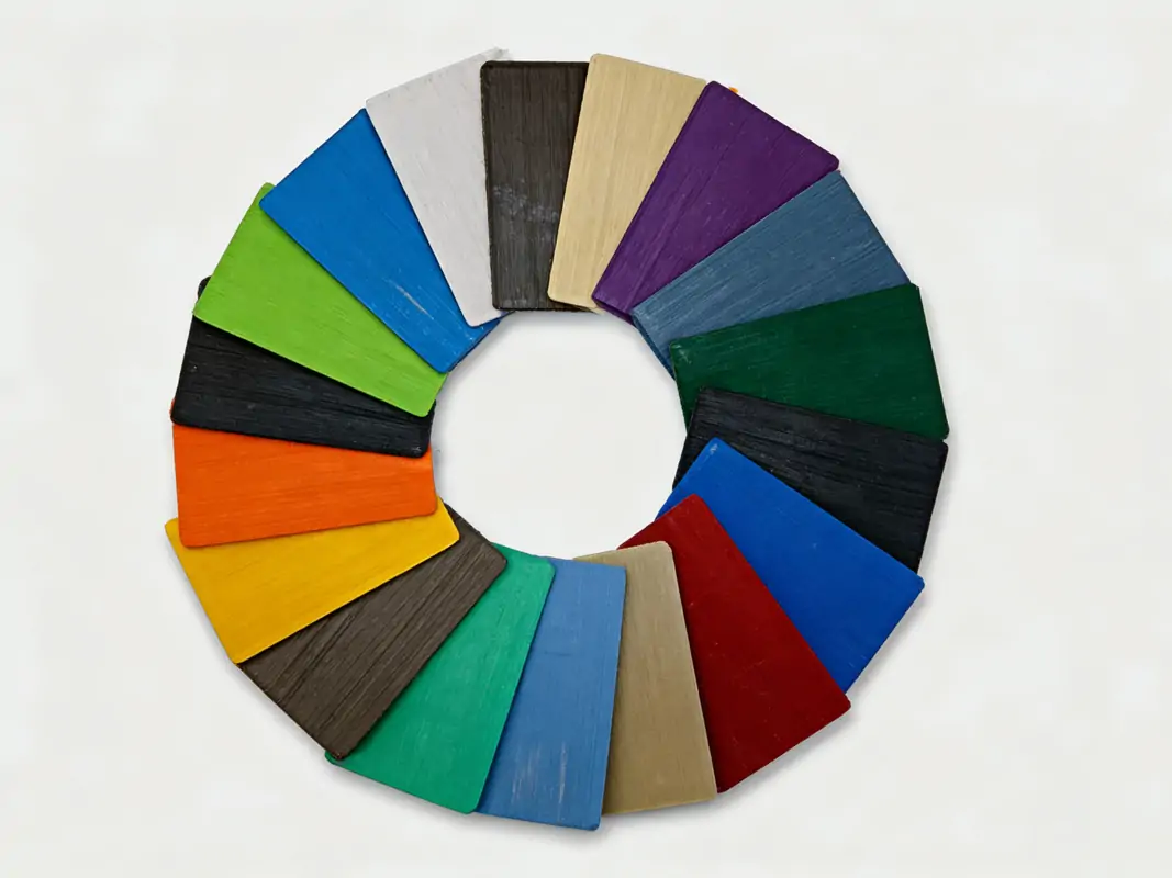 Custom color matching using masterbatch