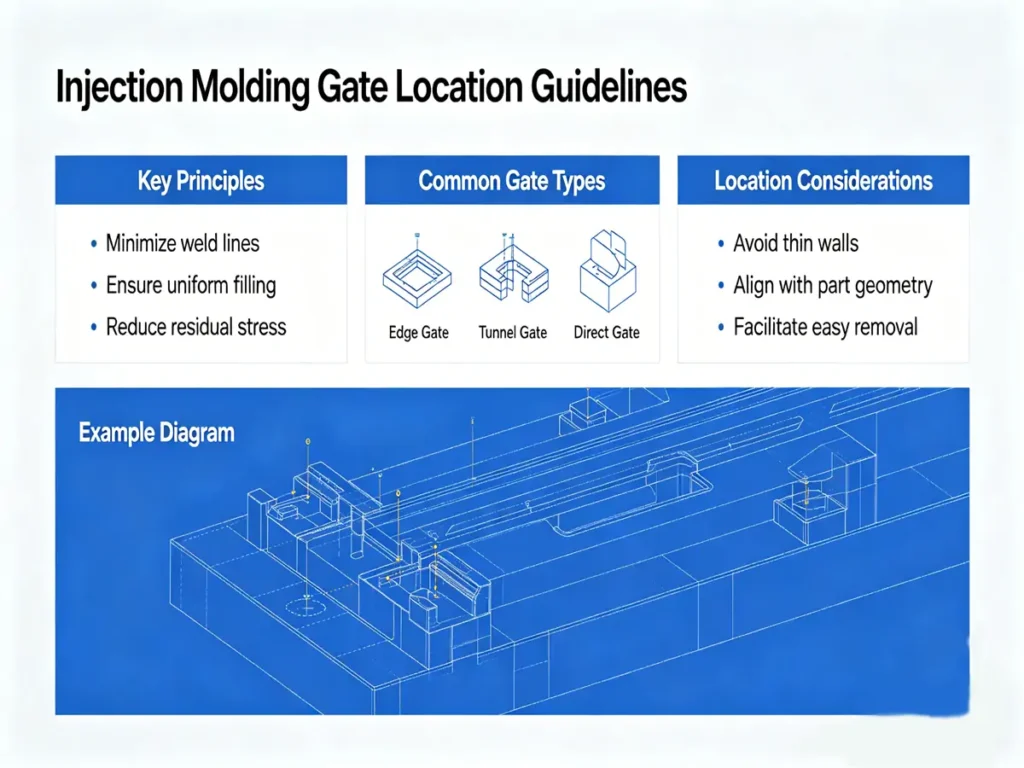 Injection Molding Gate Location Guidelines