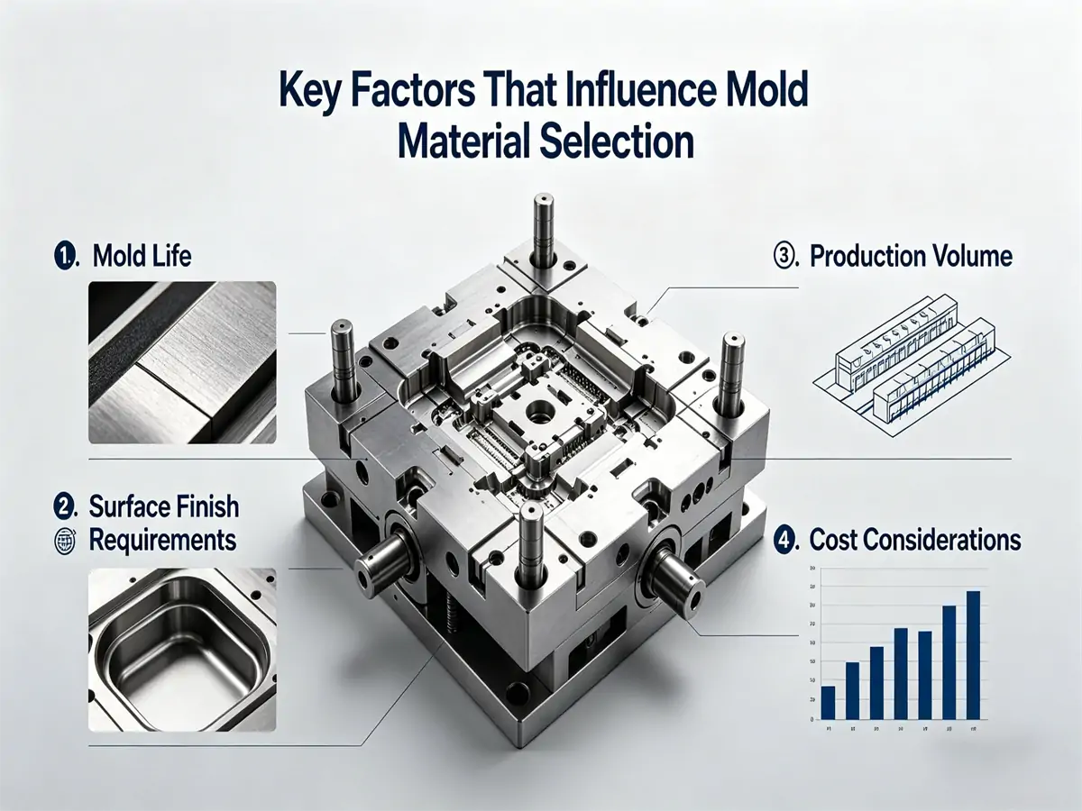 Key Factors That Influence Mold Material Selection