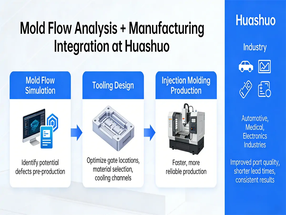 Our Mold Flow Analysis + Manufacturing Integration
