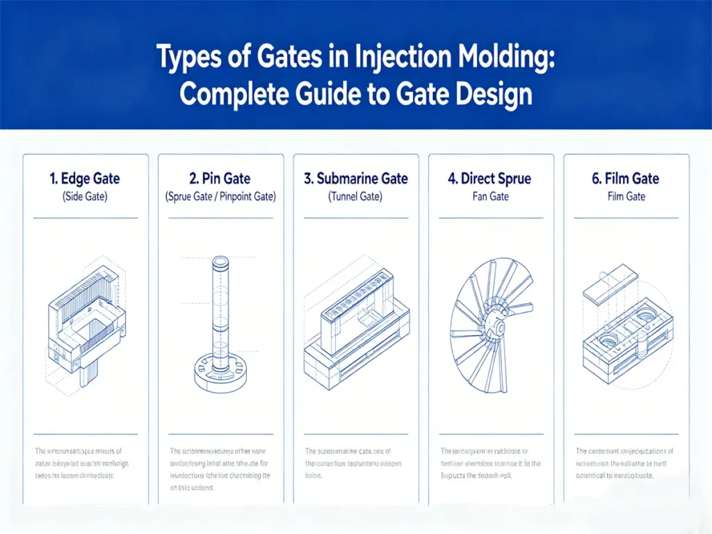 Types of Gates in Injection Molding
