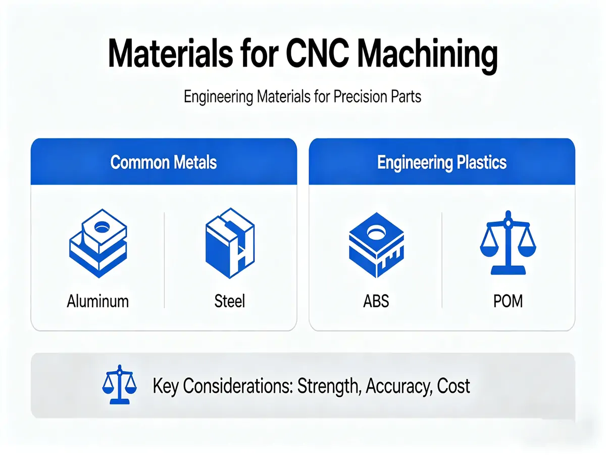 What Are Materials for CNC Machining